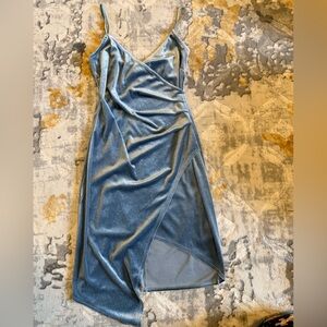 Blue Blush  Blue Mini Dress